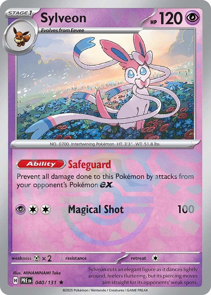 Sylveon (040/131) (Master Ball Pattern) [Scarlet &amp; Violet: Prismatic Evolutions] 
