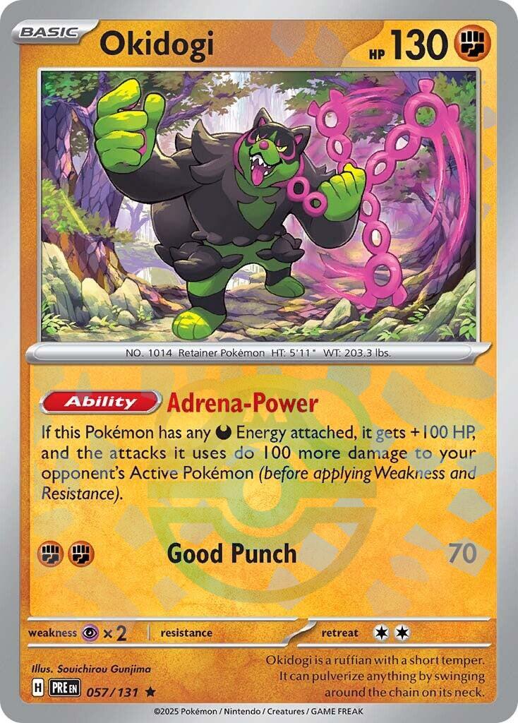Okidogi (057/131) (Master Ball Pattern) [Scarlet &amp; Violet: Prismatic Evolutions] 