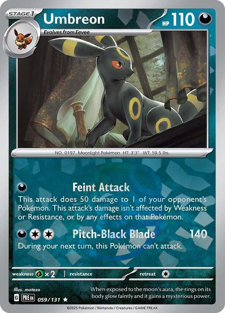 Umbreon (059/131) (Master Ball Pattern) [Scarlet &amp; Violet: Prismatic Evolutions] 
