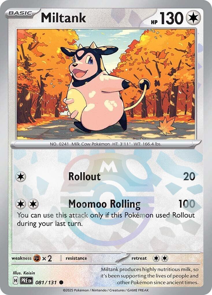 Miltank (081/131) (Master Ball Pattern) [Scarlet &amp; Violet: Prismatic Evolutions] 