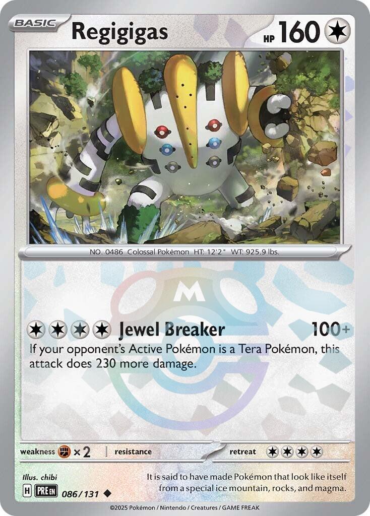 Regigigas (086/131) (Master Ball Pattern) [Scarlet &amp; Violet: Prismatic Evolutions] 