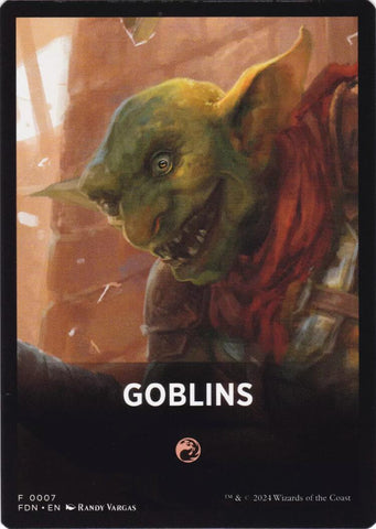 Goblins Theme Card [Foundations Tokens] 