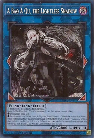 A Bao A Qu, the Lightless Shadow [SUDA-EN049] Secret Rare 