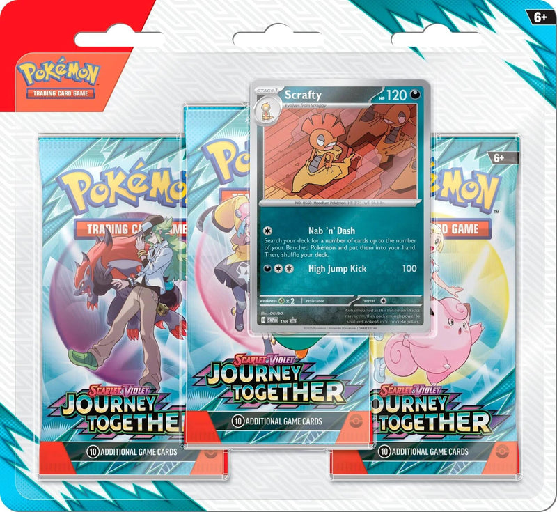 Scarlet &amp; Violet : Voyage ensemble – Blister de 3 (Scrafty) 