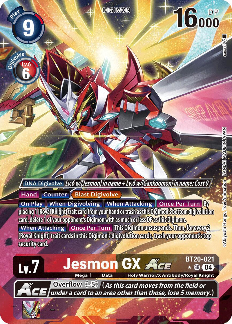 Jesmon GX ACE [BT20-021] (Alternate Art) [Release Special Booster 2.0]