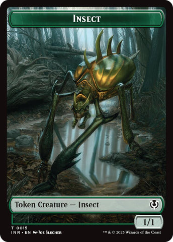 Insect // Spider Double-Sided Token [Innistrad Remastered Tokens] 