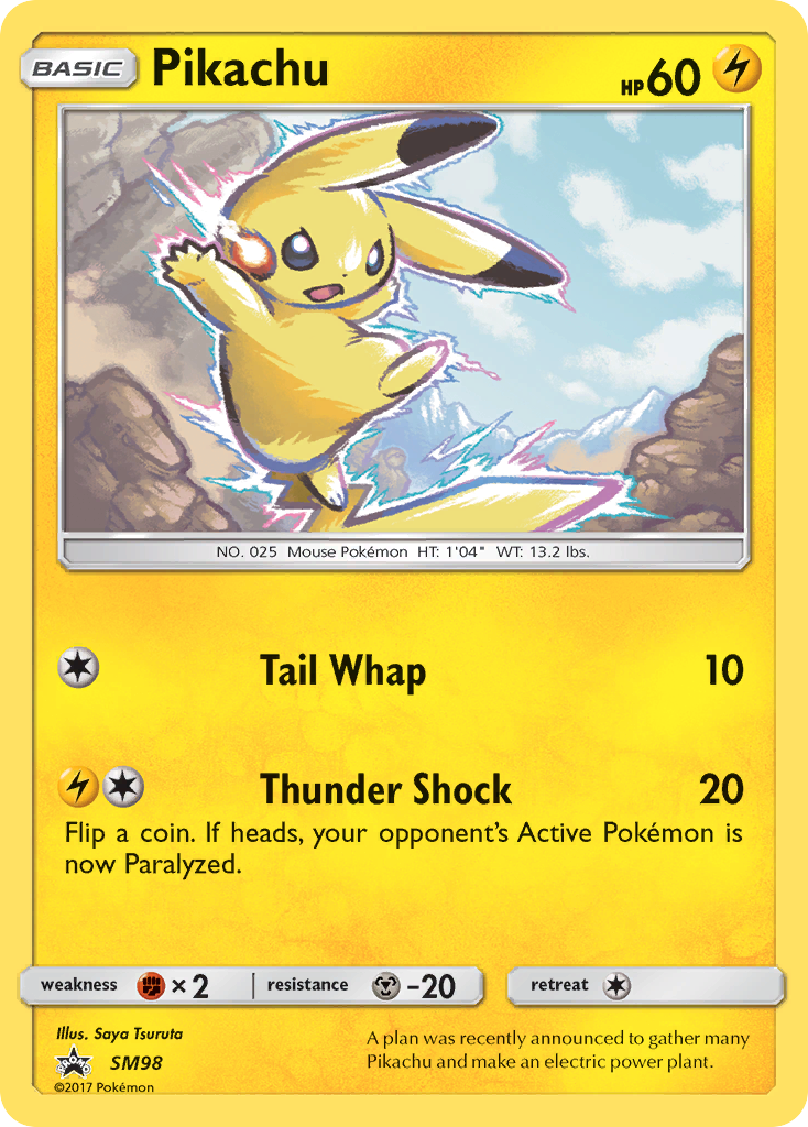 Pikachu (SM98) [Sun &amp; Moon: Black Star Promos] 