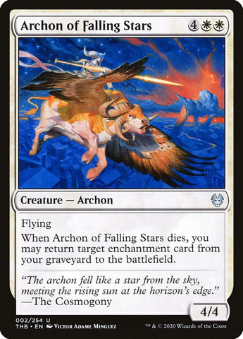 Archon of Falling Stars [Theros Beyond Death] 