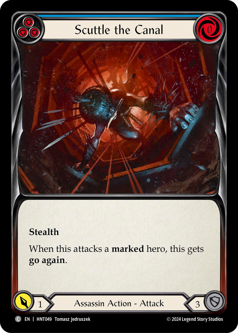 Scuttle the Canal (Blue) [HNT049] (The Hunted) 