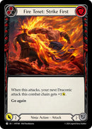 Fire Tenet: Strike First (Yellow) [HNT084] (The Hunted) Rainbow Foil 