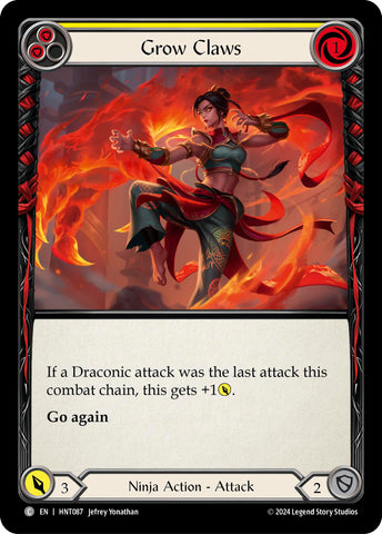 Grow Claws (Yellow) [HNT087] (The Hunted) 