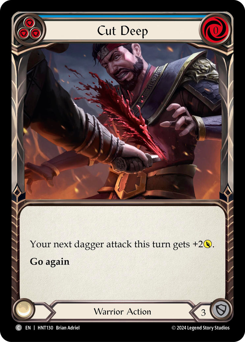 Cut Deep (Blue) [HNT130] (The Hunted) Rainbow Foil 