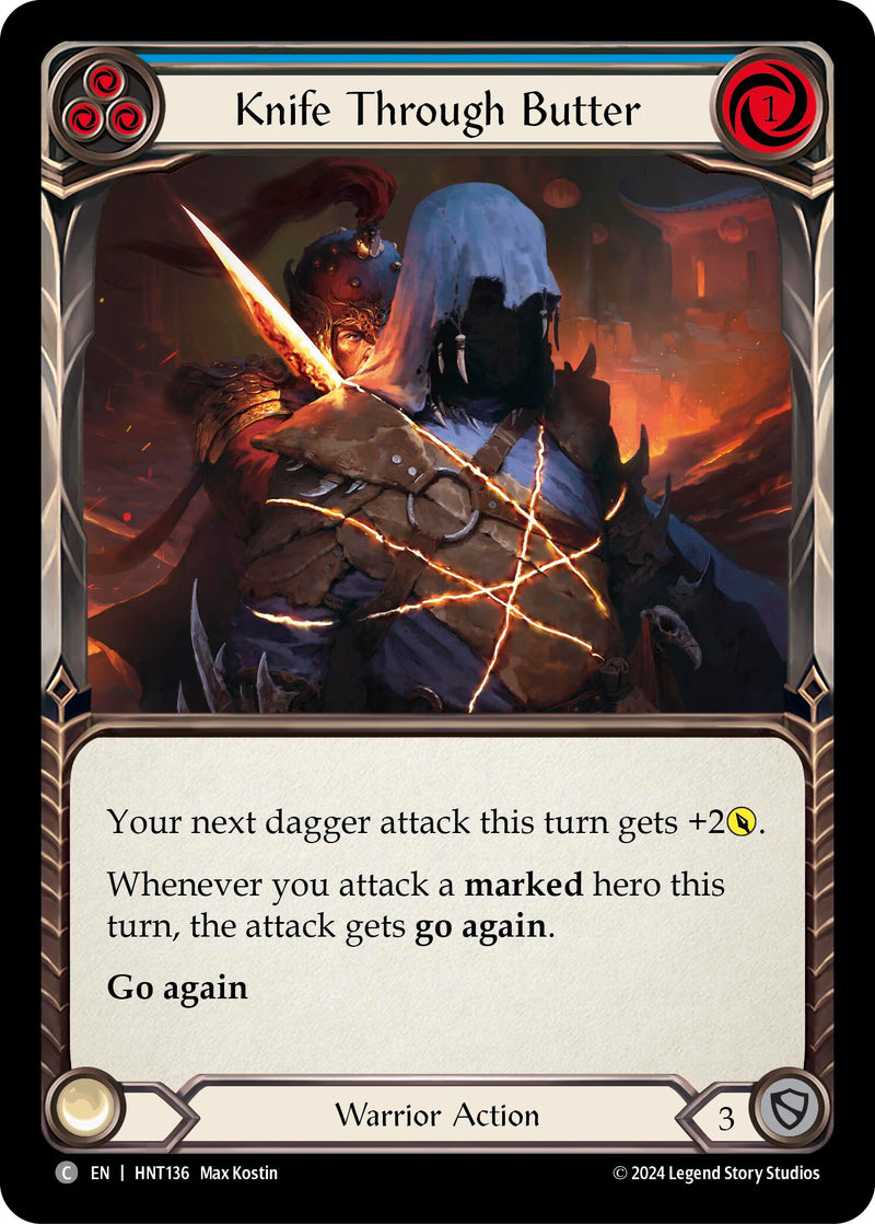 Knife through Butter (Blue) [HNT136] (The Hunted) Rainbow Foil 