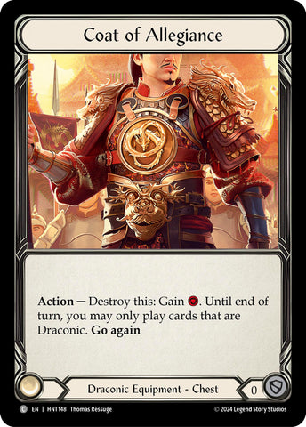 Coat of Allegiance [HNT148] (The Hunted) Cold Foil 