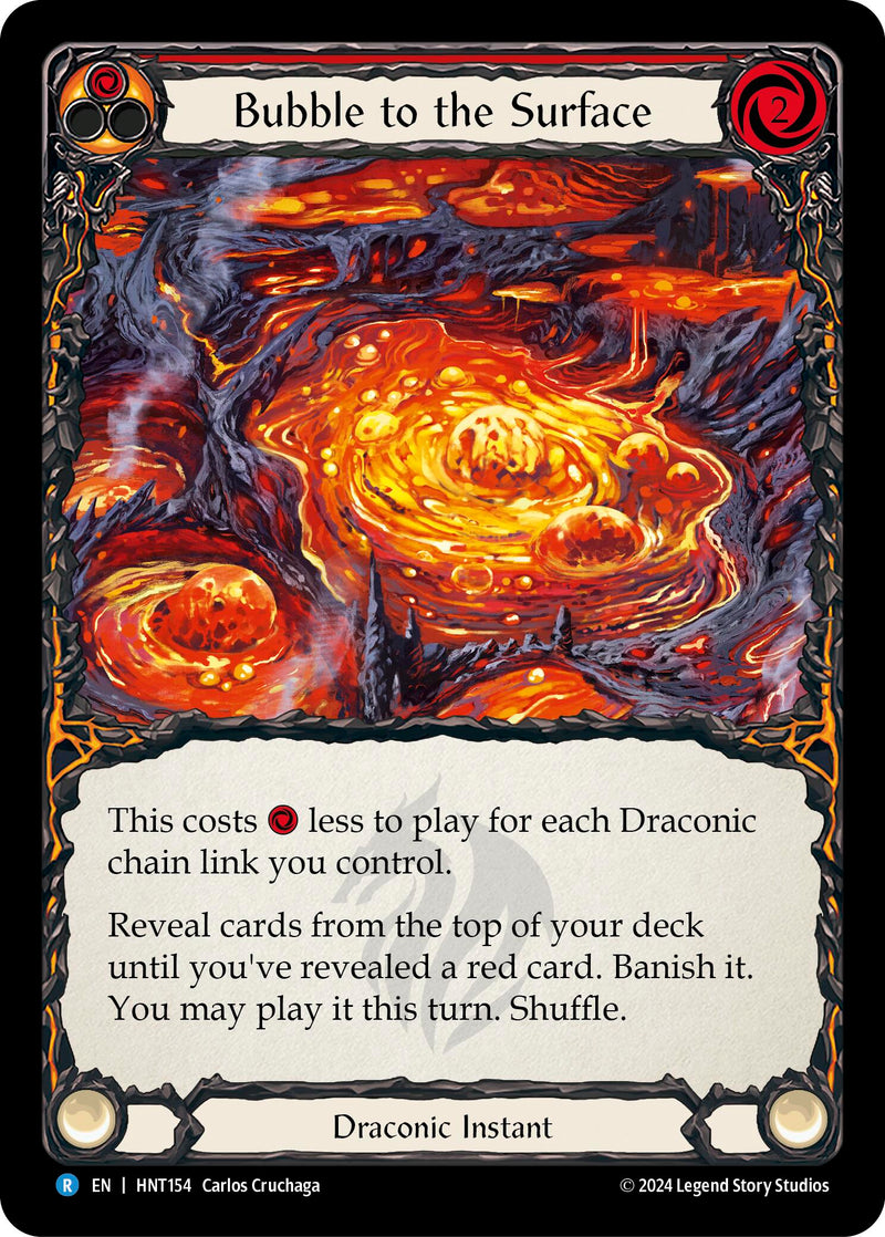 Bubble to the Surface (Red) [HNT154] (The Hunted) Rainbow Foil 