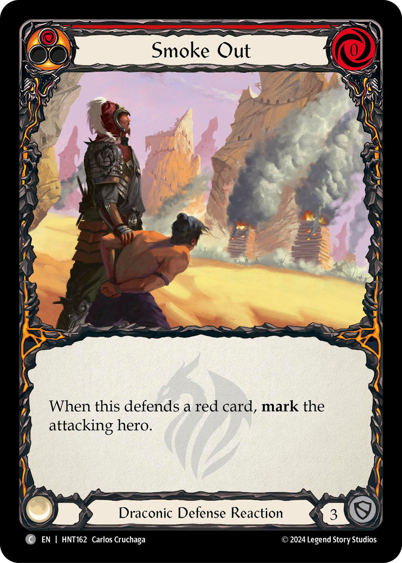 Smoke Out (Red) [HNT162] (The Hunted) Rainbow Foil 