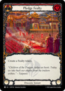 Pledge Fealty (Red) [HNT164] (The Hunted) Rainbow Foil 