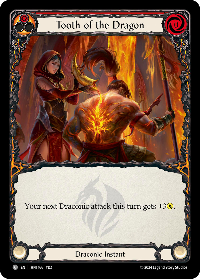 Tooth of the Dragon (Red) [HNT166] (The Hunted) Rainbow Foil 