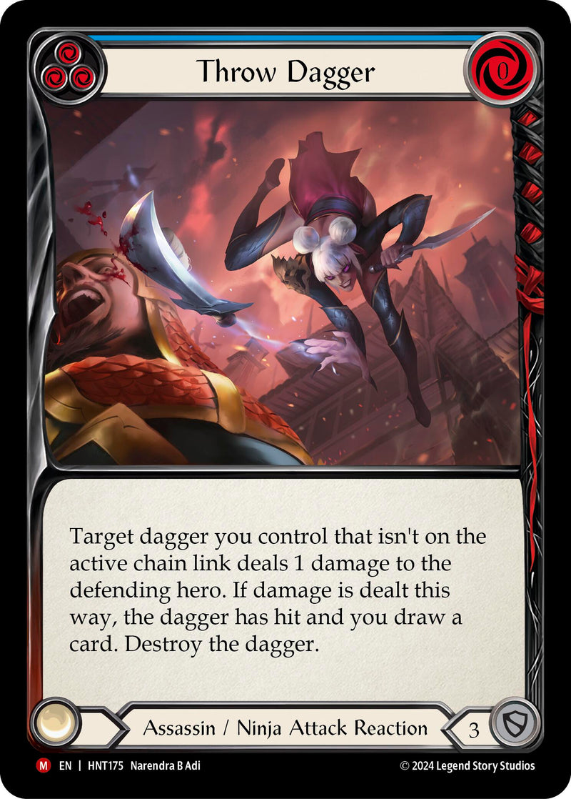 Throw Dagger [HNT175] (The Hunted)  Rainbow Foil