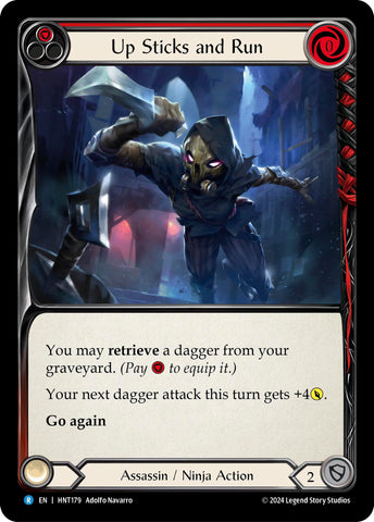 Up Sticks and Run (Red) [HNT179] (The Hunted) Rainbow Foil 