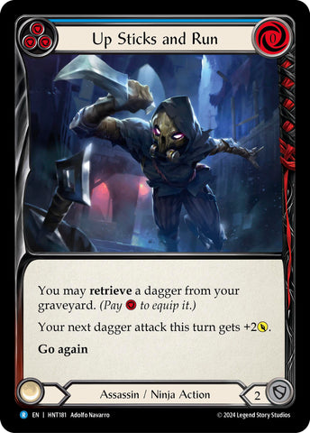 Up Sticks and Run (Blue) [HNT181] (The Hunted) Rainbow Foil 