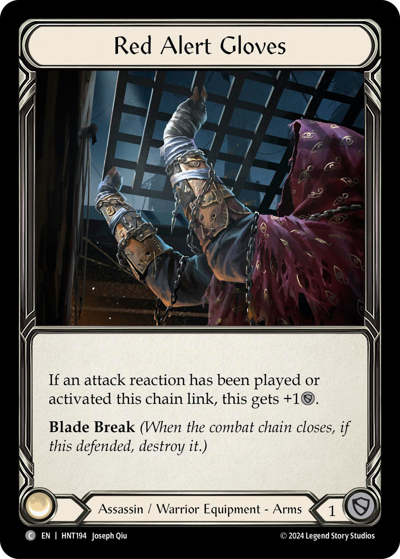 Red Alert Gloves [HNT194] (The Hunted) 