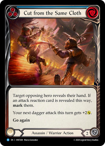 Cut from the Same Cloth (Blue) [HNT204] (The Hunted) Rainbow Foil 