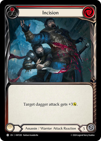 Incision (Red) [HNT205] (The Hunted) Rainbow Foil 