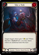 Take a Stab (Yellow) [HNT212] (The Hunted) Rainbow Foil 