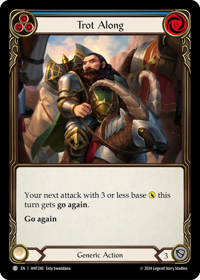 Trot Along (Blue) [HNT240] (The Hunted) Rainbow Foil 