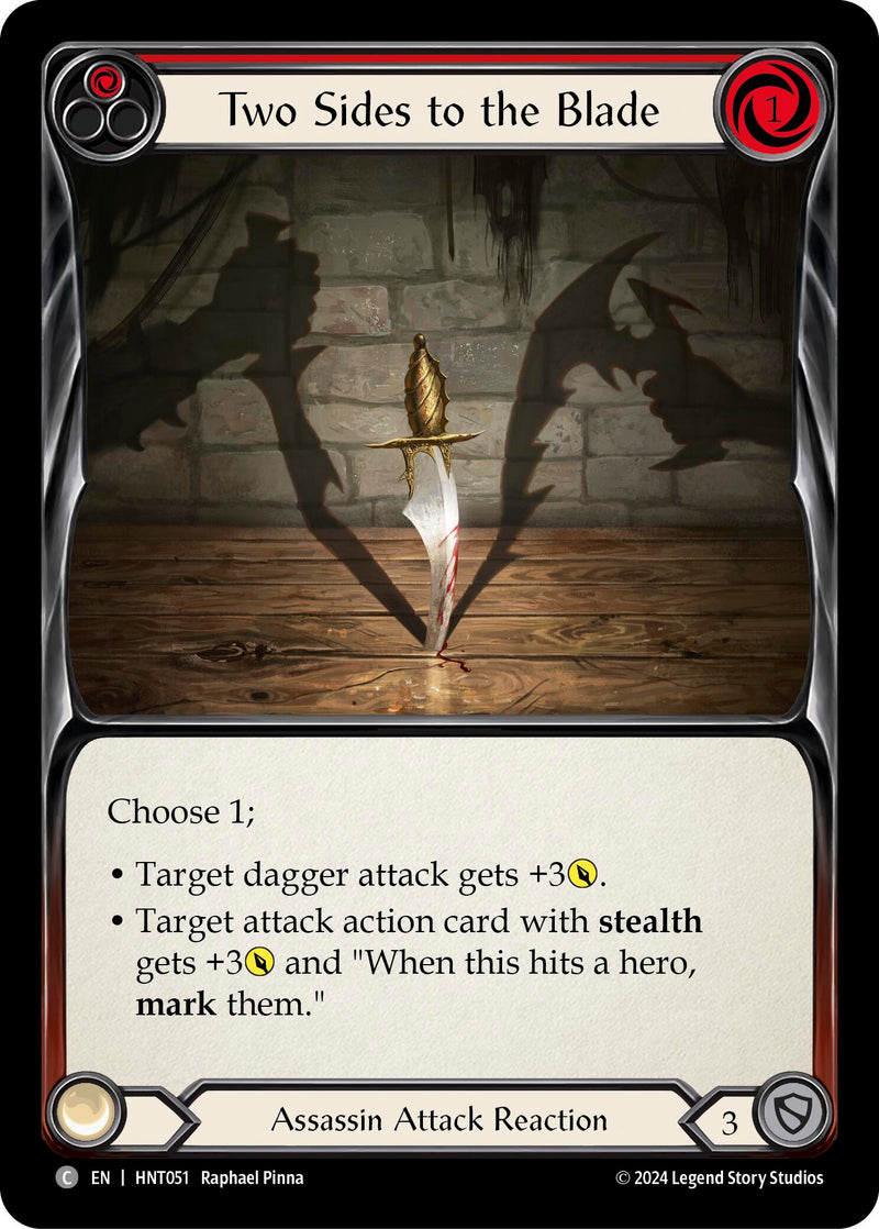 Two Sides to the Blade [HNT051] (The Hunted) Rainbow Foil 