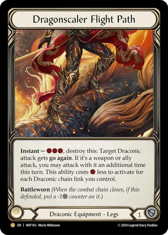 Dragonscaler Flight Path [HNT143] (The Hunted) Cold Foil 