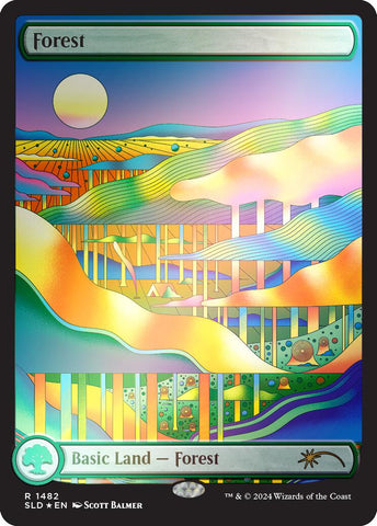 Forest (1482) (Rainbow Foil) [Secret Lair Drop Series] 