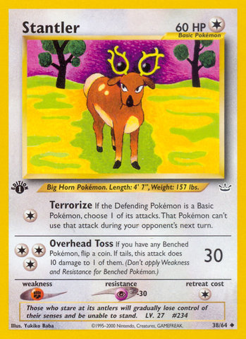 Stantler (38/64) [Neo Revelation 1st Edition] 