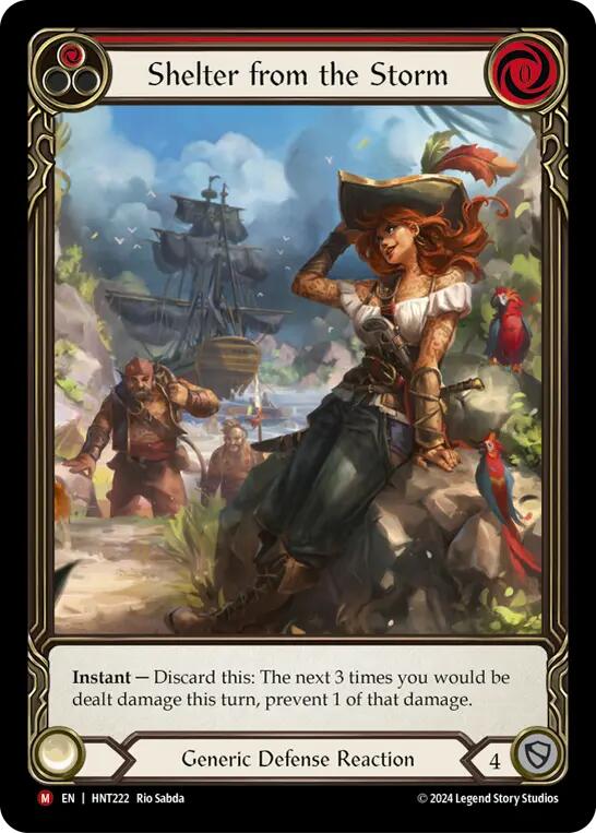 Shelter from the Storm (Extended Art) [HNT222] (The Hunted) Rainbow Foil 