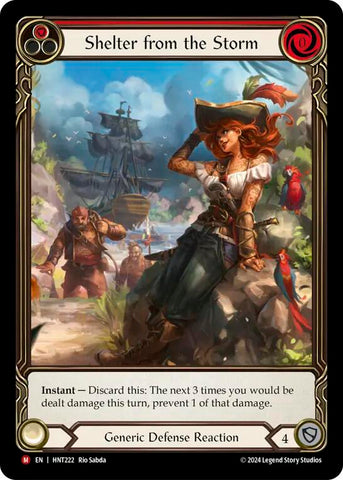 Shelter from the Storm (Extended Art) [HNT222] (The Hunted) Rainbow Foil 