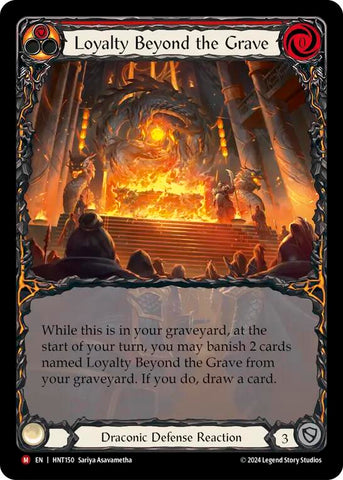 Loyalty Beyond the Grave (Extended Art) [HNT150] (The Hunted) Rainbow Foil 