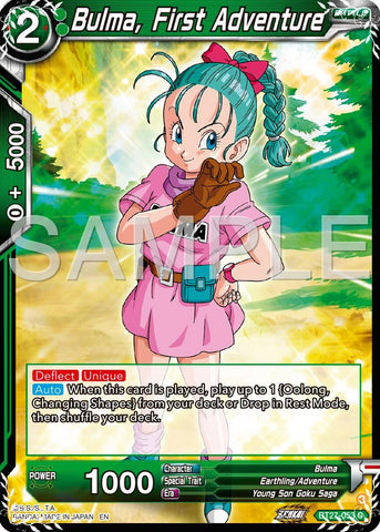 Bulma, First Adventure (BT27-053) [History of Z] 