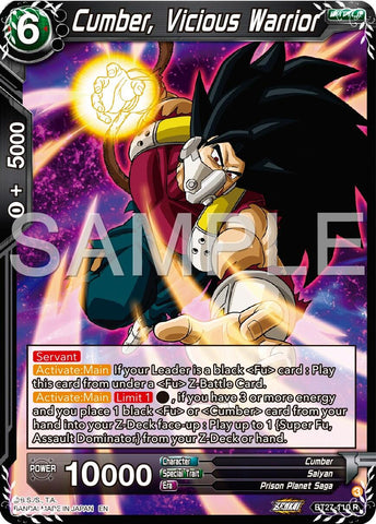 Cumber, Vicious Warrior (BT27-110) [History of Z] 