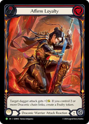 Affirm Loyalty [GEM012] (GEM Pack 1) Rainbow Foil 