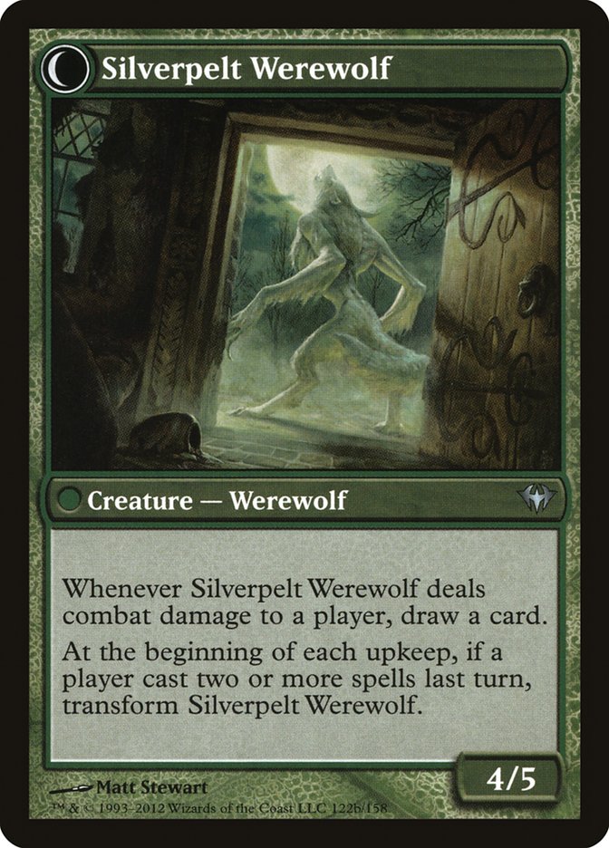 Lambholt Elder // Silverpelt Werewolf [Dark Ascension] 