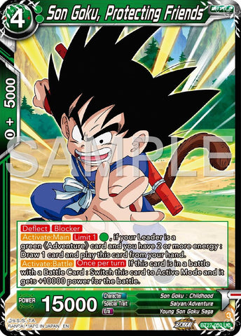 Son Goku, Protecting Friends (BT27-050) [History of Z] 