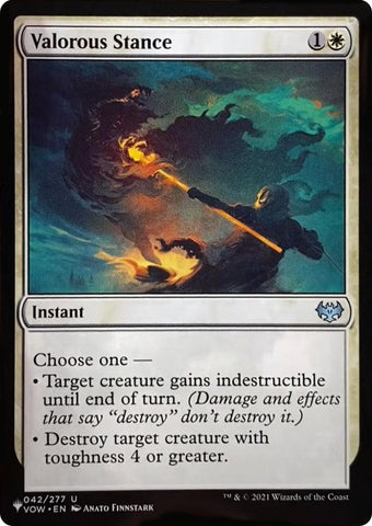 Valorous Stance (VOW) [The List] 