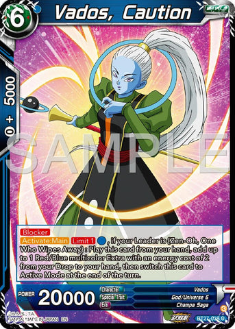 Vados, Caution (BT27-038) [History of Z] 