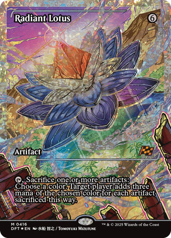 Radiant Lotus (Showcase Fracture Foil) (Japanese) [Aetherdrift] 