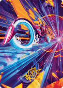 Spotcycle Scouter Art Card (Gold-Stamped Signature) [Aetherdrift Art Series] 