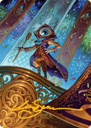 Vnwxt, Verbose Host Art Card (Gold-Stamped Signature) [Aetherdrift Art Series] 