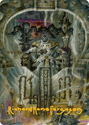 Gonti, Night Minister Art Card (Gold-Stamped Signature) [Aetherdrift Art Series] 