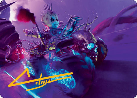 Pactdoll Terror Art Card (Gold-Stamped Signature) [Aetherdrift Art Series] 