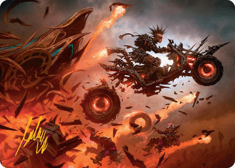 Gastal Blockbuster Art Card (Gold-Stamped Signature) [Aetherdrift Art Series] 
